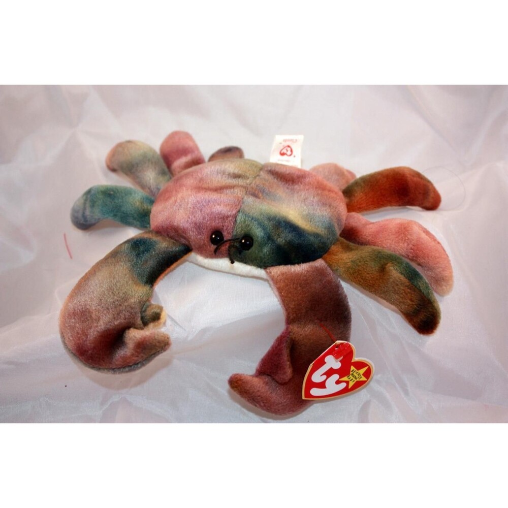 Rare 1996 Claude the Crab Beanie Baby - vintage